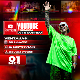 Imagen de YOUTUBE PREMIUM + YOUTUBE MUSIC X 1 MES!
