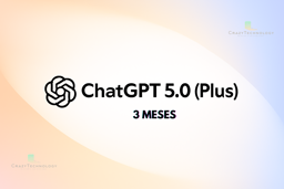 Imagen de CHAT GPT PLUS 5.0 X 3 MESES
