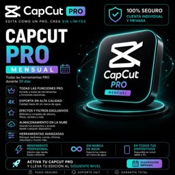 Imagen de 🔥CAPCUT PRO INDIVIDUAL MENSUAL🔥