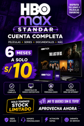 Imagen de HBO STANDAR 6 MESES