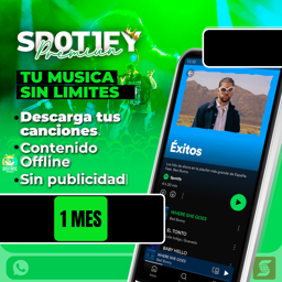 Imagen de SPOTIFY 1MES-CUENTA NUEVA