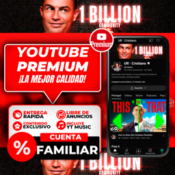 Imagen de YT PREMIUM CUENTA FAMILIAR 1MES
